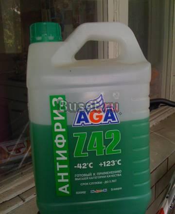 Антифриз AGA Z42 Зеленый Москва