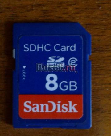 SanDisk 8 GB Class 2 sdhc Flash Memory Card Санкт-Петербург