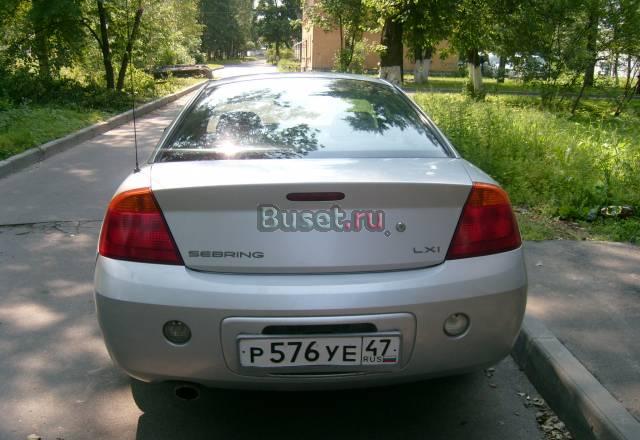 Chrysler Sebring, 2001 Санкт-Петербург