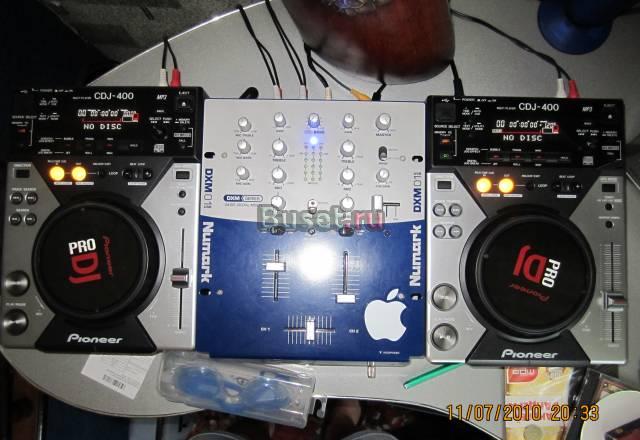 CDJ-400 и Numark DXM 01-USB Москва