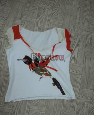 Футболка с рисунком (птичка) Кременки