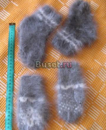 Варежки и носочки пуховые Екатеринбург