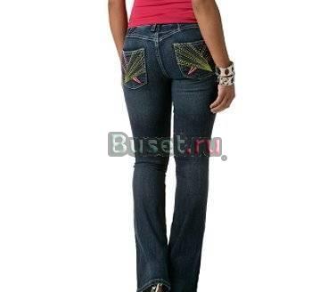 Джинсы Baby Phat  с расшитыми карманами Москва