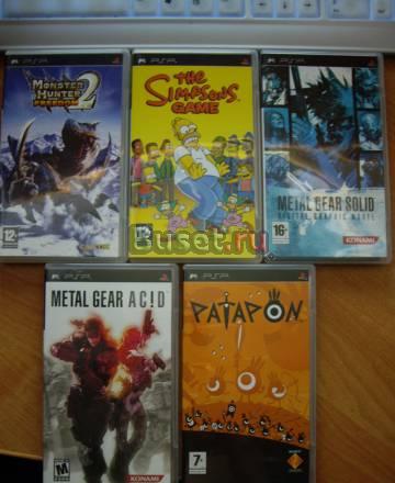 Игры для PSP 5 штук Москва