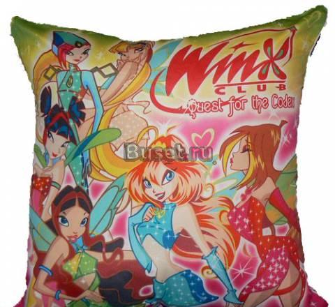 Подушка winx,бейсболка winx,Корзина винкс Москва