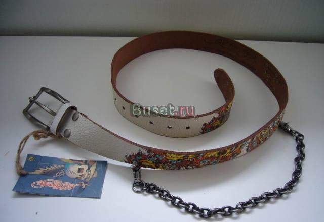 Ремень с цепью Ed Hardy Оригинал L в Москве Москва