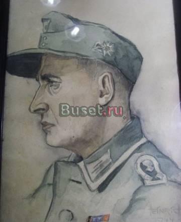 Портрет  горного егеря Москва