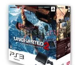 Sony PlayStation 3 Slim 250Gb + Uncharted 2 Москва