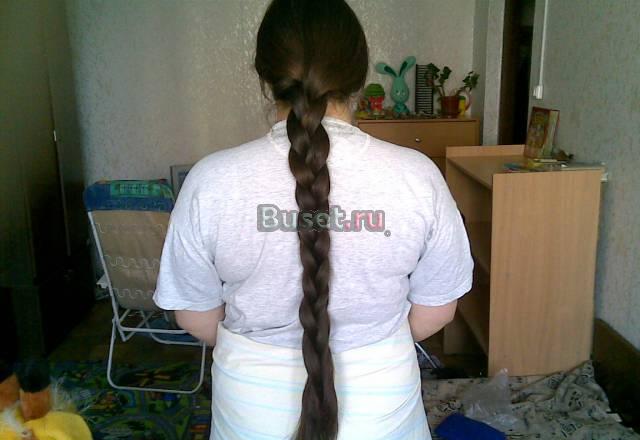 Женский волос в косе Москва