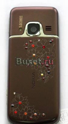 Swarovski Nokia 6700 bronze Flowers Москва