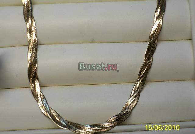 Золотая цепь 585 пр.плетеная коса Москва