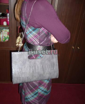 Клатч ( сумка ) красный и серый, новый Москва