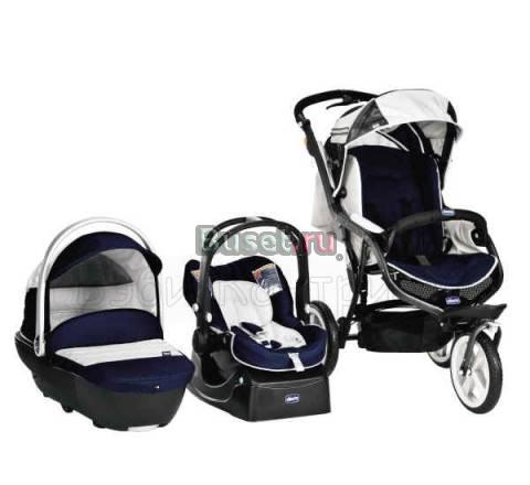 Детская Коляска 3в1 Chicco trio S3  Италия Тверь