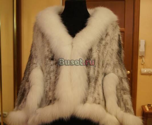 Норка вязаная. Накидка, фигаро Москва