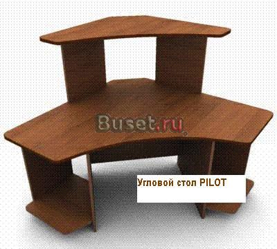 Угловой компьютерный стол с тумбой (комплект) Москва