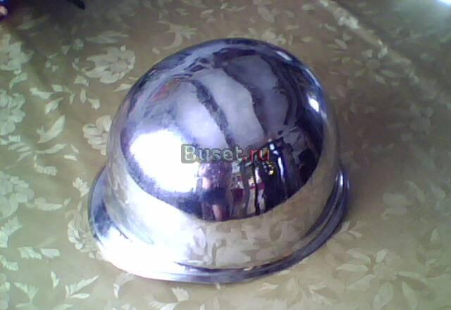 Хромированная каска Москва