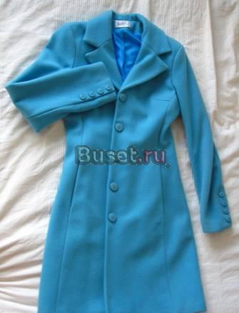 Пальто деми бирюзового цвета Москва