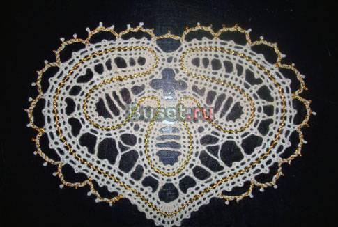 Вологодское кружево (сердечко) Ярославль