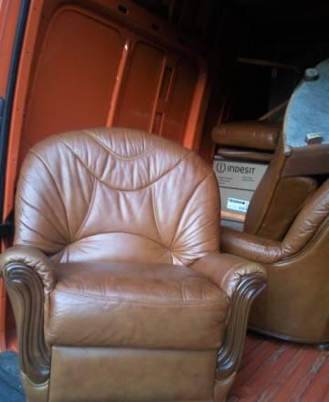 Угловой диван кожа+крело-реклайнер  натур кожа Москва