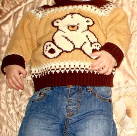 Красивый,летний свитерок (74-80см). 100 хлопок Москва