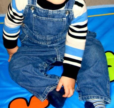 Привозной джинсовый комбез р.80-86-92 (унисекс) Москва