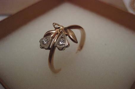 Кольцо с бриллиантами Москва