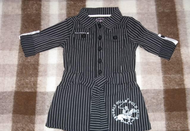 Стильное платье-поло фирменное на 1-2 года Москва