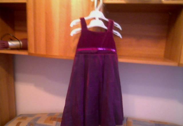 Новое бархатное платье 3-4г Москва