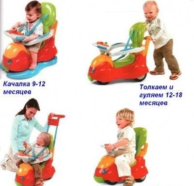 Chicco машина - каталка 4 в 1 Москва