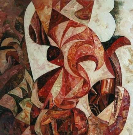 Картина холст масло 2008 г. 11  f-artplanet.ru Москва