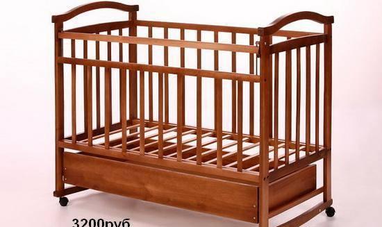 Кроватка качалка+колёса с ящиком,новая с доставкой Москва