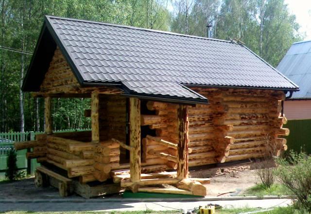 Красивые срубы домов и бань с доставкой Москва