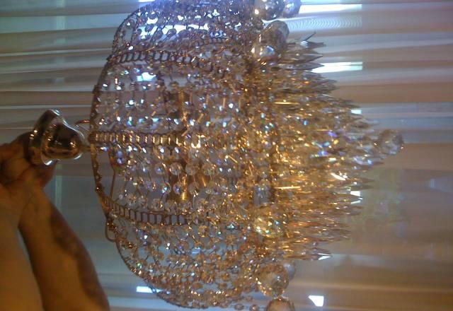 Новая хрустальная люстра на 5 ламп Санкт-Петербург