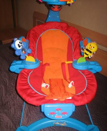Кресло-шезлонг Fisher Price с сенсорным режимом Москва