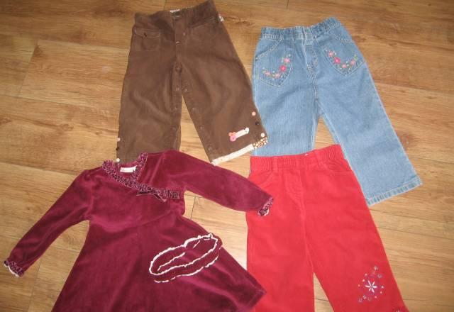 Пакет фирменных вещей на девочку 1-2 года дешево Москва