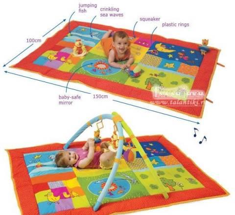 Новый огромный коврик Taf Toys Smart Gym 2 в 1 Москва