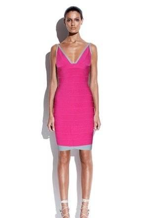 Herve Leger ярко-розовое Москва