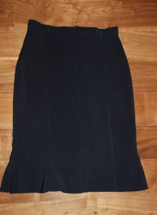 Юбка темно-синяя для офиса Москва