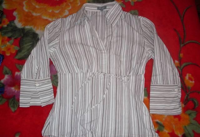 Блузка белая в полоску (см.внутри) Санкт-Петербург