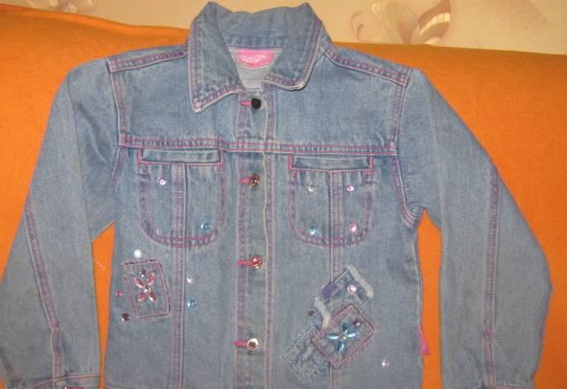 Джинсовая курточка для дев. 8-10 лет Москва