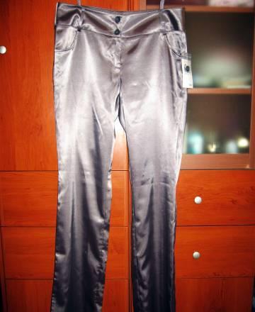 Cеребряные сатиновые брюки Quelle р.46-48 Москва
