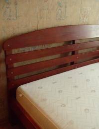 Кровать натуральное дерево 1.6x2.0 цвет вишня Москва