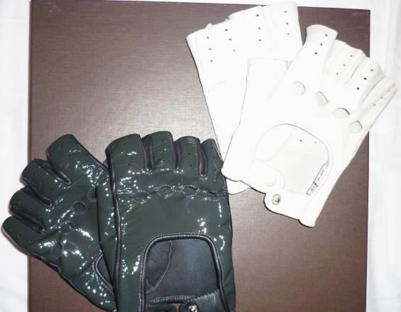 Кожаные перчатки без пальцев р-р 6.5-7 Москва