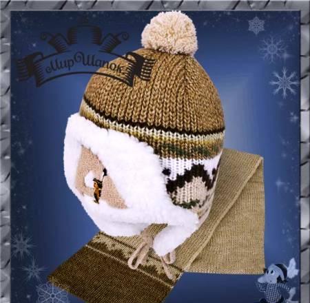 Комплект (Шапка+шарфик) Санкт-Петербург