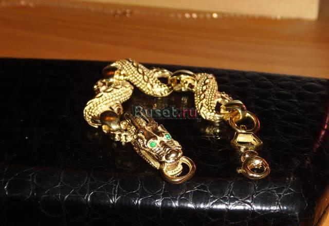 Золотой браслет Москва