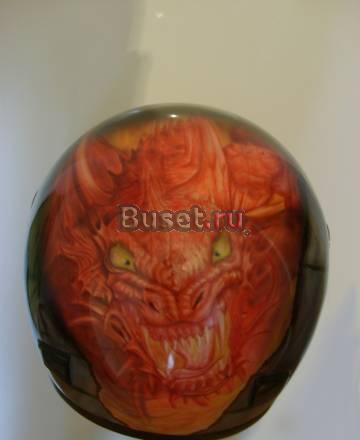 Мотошлем с аэрографией Хабаровск