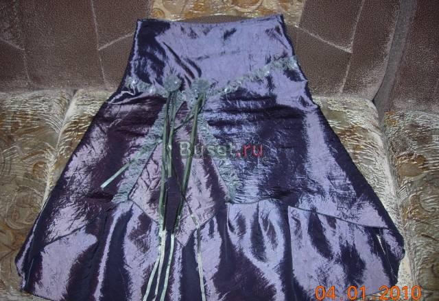 юбка нарядная. материал парча. цвет серебристый Красноярск