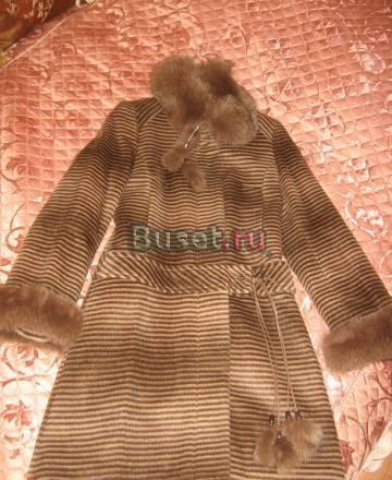 Пальто с песцом Москва