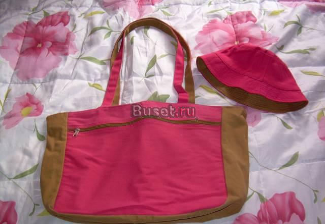 Пляжная сумка с панамой Москва