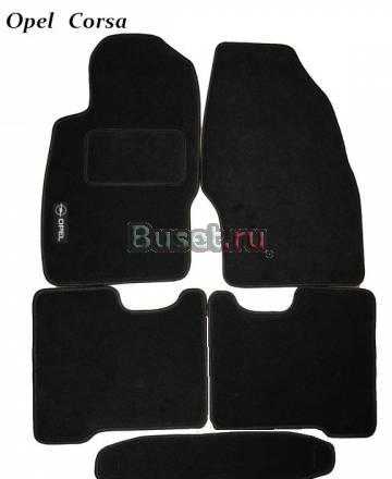 Велюровые автоковрики для Opel Corsa Москва